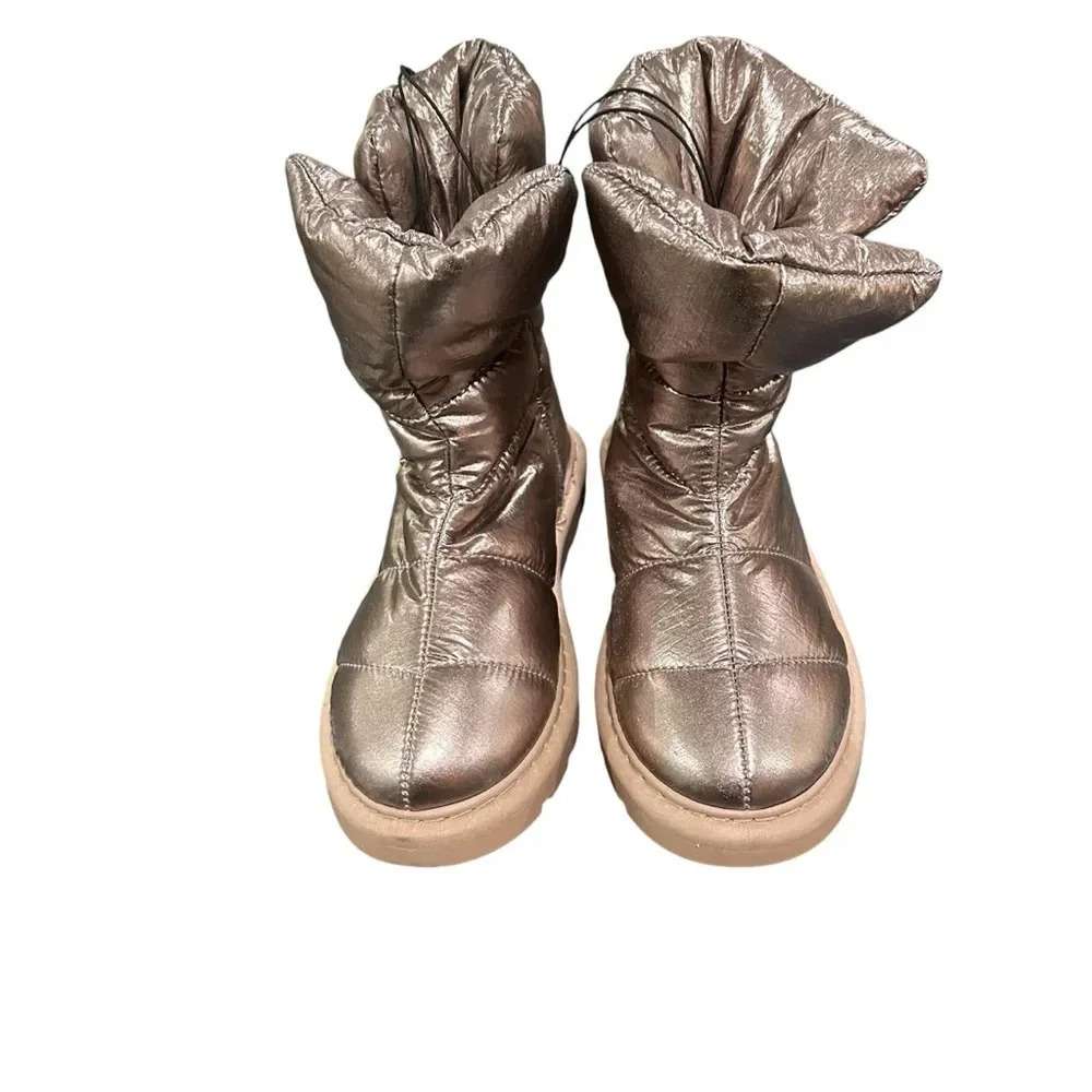 Charlotte Russ Bronze Color Boots For Women